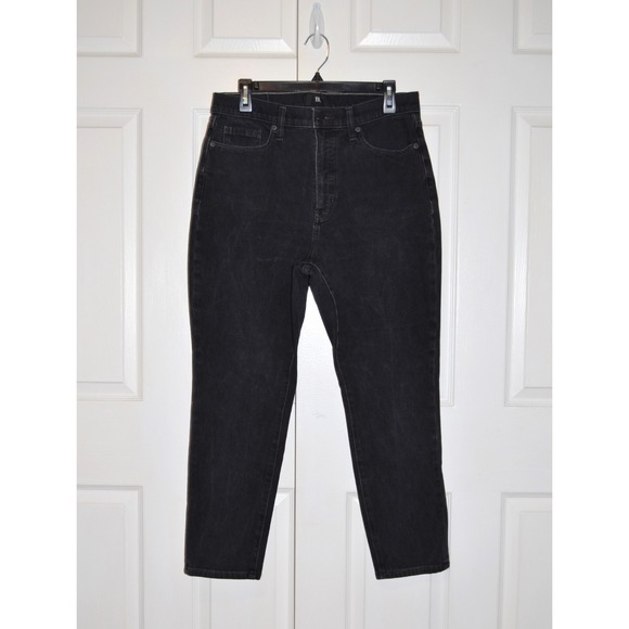 Banana Republic Black Jeans Womens Size 32 Inseam‎ 27" with Stretch - Picture 2 of 10